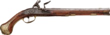 Engraved Germanic Flintlock Horse Pistol by Franz Weisengrueber