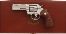 Excellent Factory Class "A" Engraved Colt Python Revolver