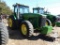 JOHN DEERE 8400 TRACTOR, MFWD/CAB&AIR/FULL FRONT WIEGHTS/ SN#RW8400P006080