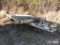 1997 TRAIL KING TANDEM AXLE EQUIPMENT TRAILER w/RAMPS