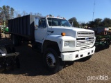 1992 FORD F-700 GRAIN TRUCK w/DUMP VIN#1FDXF70J4NVA16027 (ODOMETER SHOWS: 1