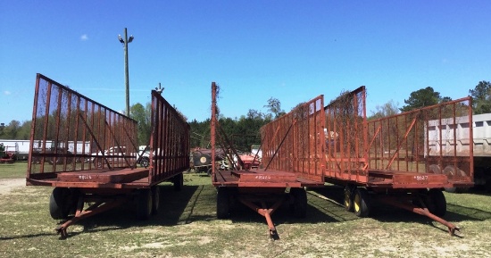 HARRELL 40' TANDEM AXLE COTTON TRAILER W/ SIDES