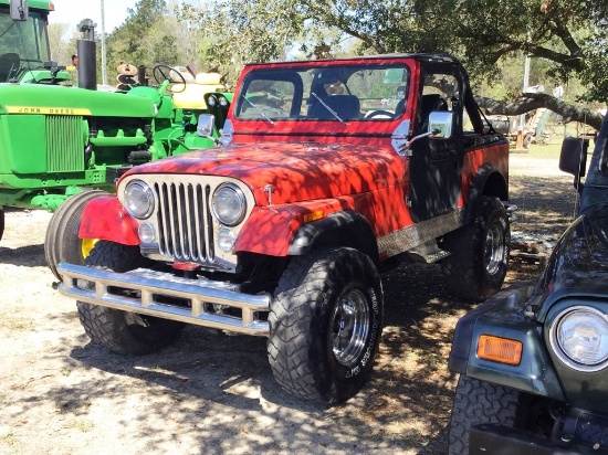 1982 JEEP CJ-7 AUTOMATIC TRANSMISSION VIN# 1JCCM87A8CT029018 **ODOMETER BRO