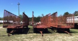 HARRELL 40' TANDEM AXLE COTTON TRAILER W/ SIDES