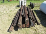 APPROX. (30) SMALL & (7) LARGE WOODEN FENCE POST