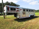 1986 4-STAR TRAILERS, INC. 4-HORSE SLANT ALUMINUM VIN#1S9S18203G0113170 **N