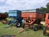 FRICKLIN 435 BUSHEL RED GRAIN TRAILER W/ 5th WHEEL