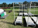 ROLLING CART W/ RACKS