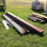 PALLET OF ANGLE IRON & (2) CHANNEL IRON