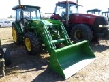 JOHN DEERE 5115M W/ 540M FRONT END LOADER, POWER REVERSON, 4WD CAB & AIR TRACTOR (HRS: 2,952)