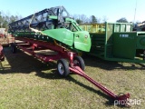 JOHN DEERE 630F HYDRA-FLEX/FULL FINGER VIN#H00630F707512 (TRAILER NOT FOR SALE)