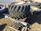 (2) FLOTATION TIRES W/ RIMS MOUNTED 42.25.20