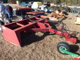 HEAVY DUTY 10' BOX BLADE W/ WHEEL ON BACK