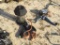 (4) BUSHHOG BLADES / CULTIVATOR SPRING