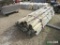 (35) 5'' ROUND TREATED FENCE POST 6'Hx6''L