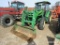 JOHN DEERE 5603 TRACTOR W/ JOHN DEERE 542 LOADER 4WD 99HP. CAB & AIR POWER REVERSER (ODOMETER SHOWS: