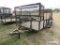BUMPER PULL LANDSCAPE TRAILER 7'X16' W/ DROP TAIL GATE **NO TITLE**