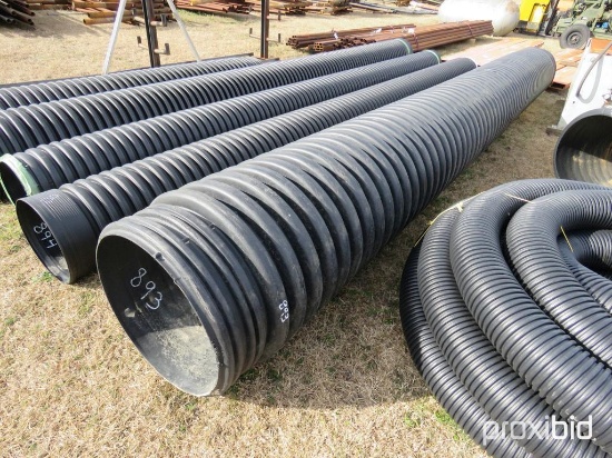 (1) 24''x20'L BLACK DOUBLE WALL CORRUGATED PIPE