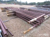 (9) 20ft. LONG STEEL FENCE PANELS