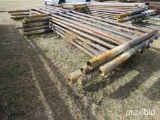 (8) 20ft. LONG STEEL FENCE PANELS