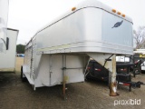 1995 FEATHERLITE MODEL#8120 7'X16' STOCK TRAILER VIN#4FG-L1620-X-TA828558