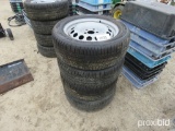 (4) NEW TIRES W/ RIMS 225/55R17 101H