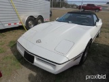 1986 CHEV CORVETTE VIN# 1G1YY6786G5904984 (ODOMETER SHOWS: 127,453)