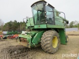 JOHN DEERE 7720 TURBO COMBINE 2WD W/ EXTRA PARTS (BROKE ODOMETER SHOWS: 1,734 HRS.) SN#H07720X558033
