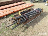 (1) PALLET MISC. STEEL PIPE / ANGLE IRON