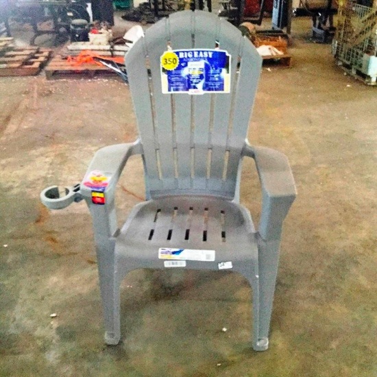 BIG EASY ADIRONDACK OVERSIZED CHAIR W/ SWIVEL CUP HOLDER