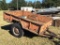 SINGLE AXLE MILITARY TRAILER **NO TITLE**