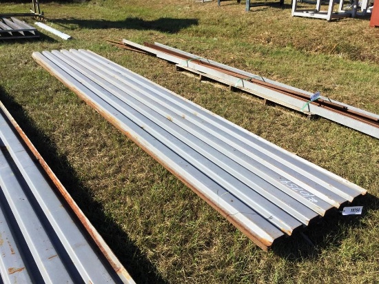 (9) 17FT. STEEL DECKING