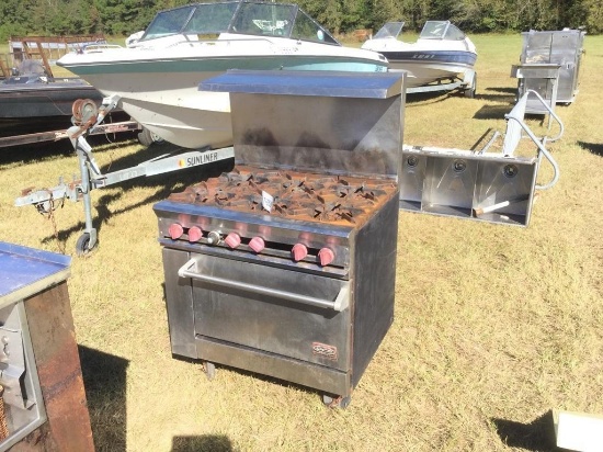 6 BURNER DYNAMIC COOKING SYSTEM (STOVE & OVEN)