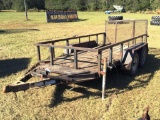 Bumper Pull Utility Trailer w/ Drop Tail Gate (NT)