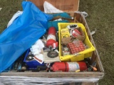 BOX OF MISC. BOLTS & SUPPLIES