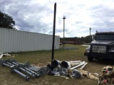 12ft. FLUTED ALUMINUM POLES