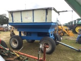 DMI GRAIN WAGON W/ HYDRAULIC AUGER, BELT CONVEYOR & TARP