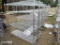 (5) METAL SHELVES