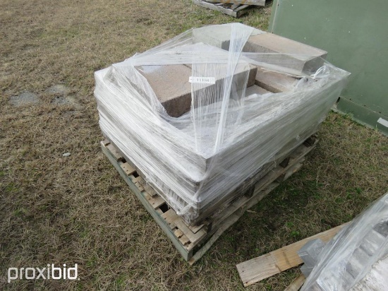 (1) PALLET CONCRETE CAP STONES