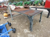 HEAVY DUTY 4X9 STEEL TABLE