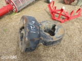 (2) 500LB. LARGE WHEEL WEIGHTS