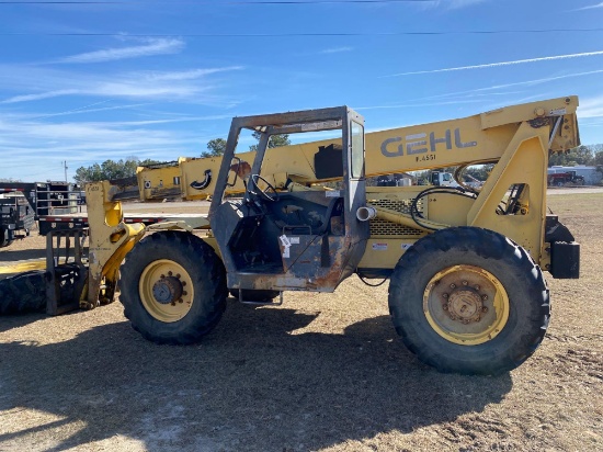 GEHL 663 TELAHANDER 4WD DEISEL-RUNS & WORKS 7247 HRS SHOWING VIN # JN024879