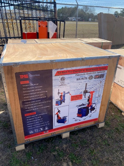 Tilt Back Tire Changer