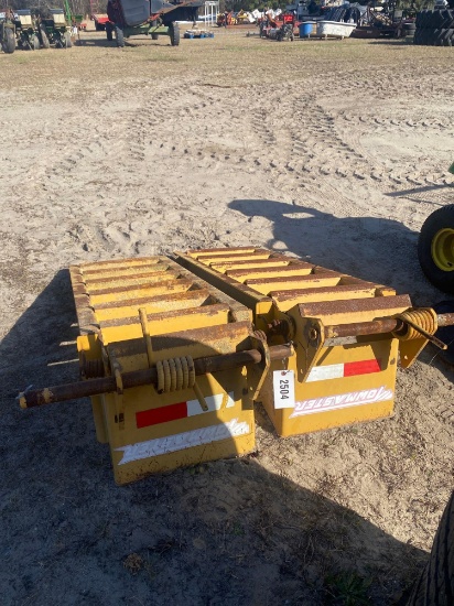 SPRING LOADED HEAVY DUTY RAMPS FOR TRAILER...