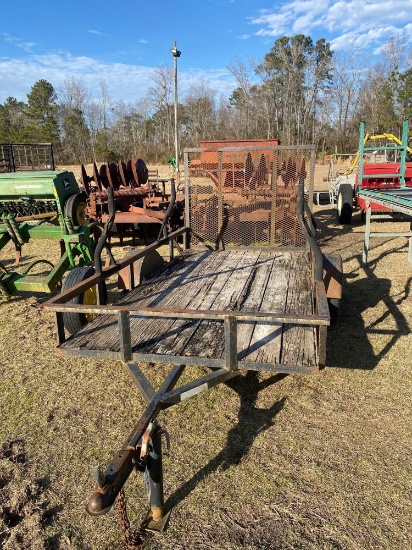 5x10 BUMPER PULL TRAILER W/ DROP TAILGATE