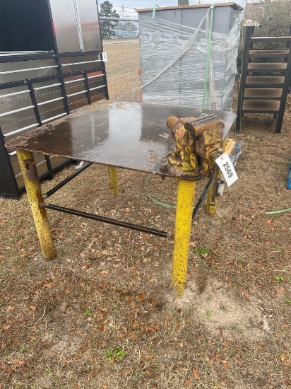 Shop Table w/ Vice