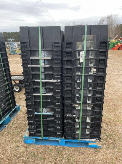 (28) PLASTIC TOTES ON PALLET
