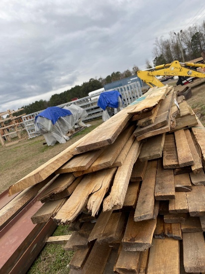 BUNDLE OF 14' OAK LUMBER...