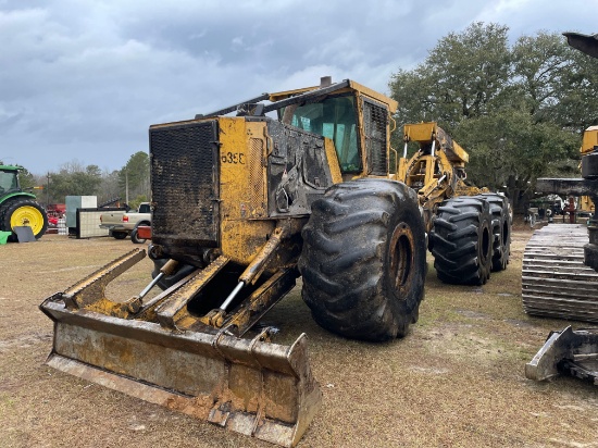 TIGER CA635E BOGIE SKIDDER... FELLING SAW MODEL # ST5702 SER # 574505
