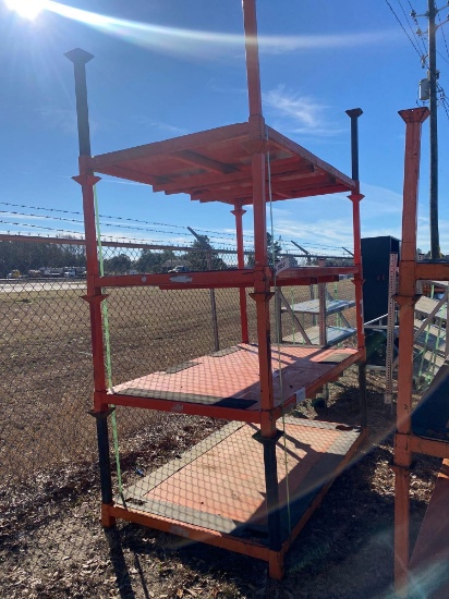 Heavy Duty Orange Shelving